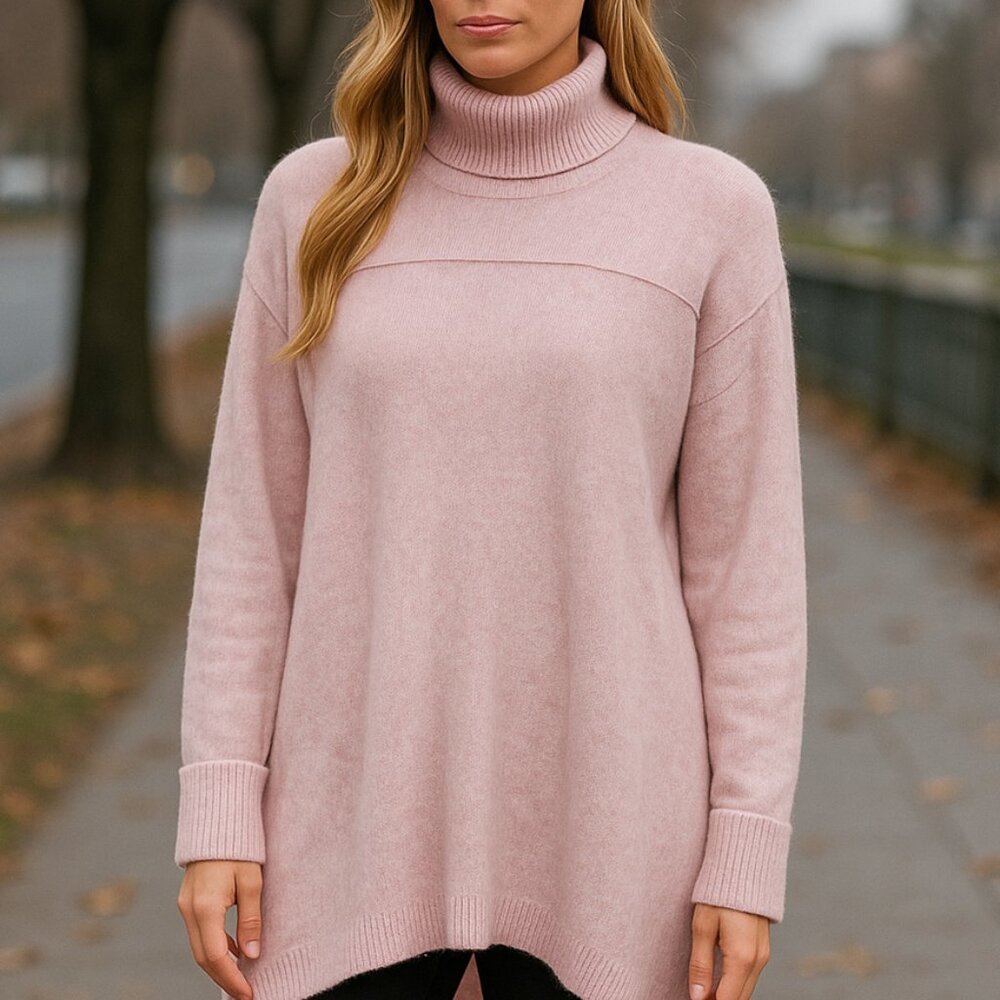 NWOT Artisan NY Wool Blend Blush Pink Cardigan Sweater